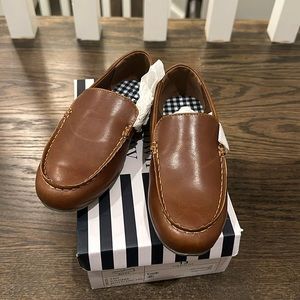 NWT Crown and Ivy tan cooper driving shoes